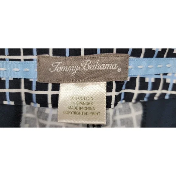 Tommy Bahama Women's Bermuda Blue Ellery Fit Beach Boardwalk Shorts Sz 33x12 - Picture 3 of 5